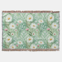 Modern Daisy Flowers Winter