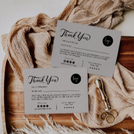 Modern Dankeschön-Vorlage Dankeskarte