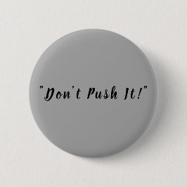 Modern Dark Gray Solid Customizable Round Button