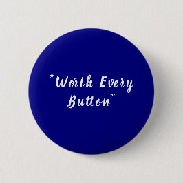 Modern Dark Red Solid Customizable Round Button