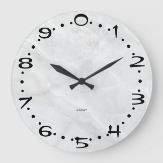 Modern Decimal Time Base‑10 Number System Art Gift Große Wanduhr