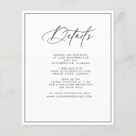 Modern Details Card