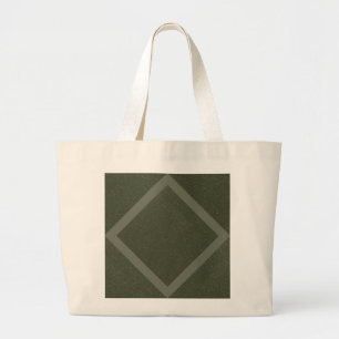 Modern Diamond Moss Green - Totbeutel Jumbo Stoffbeutel