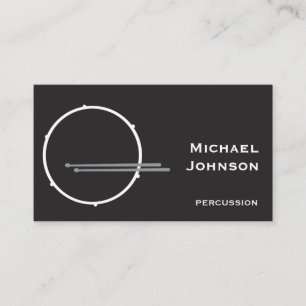 Modern Drummer Percussion Visitenkarte