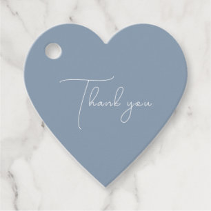 Modern Dusty Blue Vielen Dank für Ihr Interesse Ta Geschenkanhänger