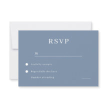Modern Dusty Blue Wedding