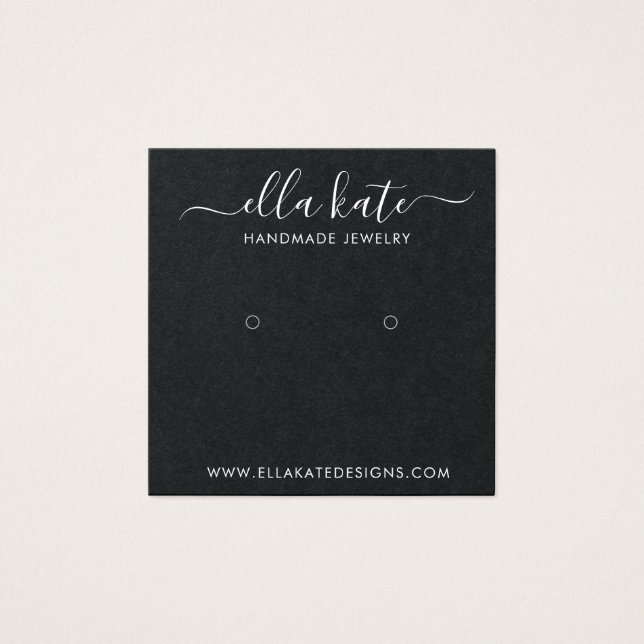 Modern Earring Display Card (Vorderseite)