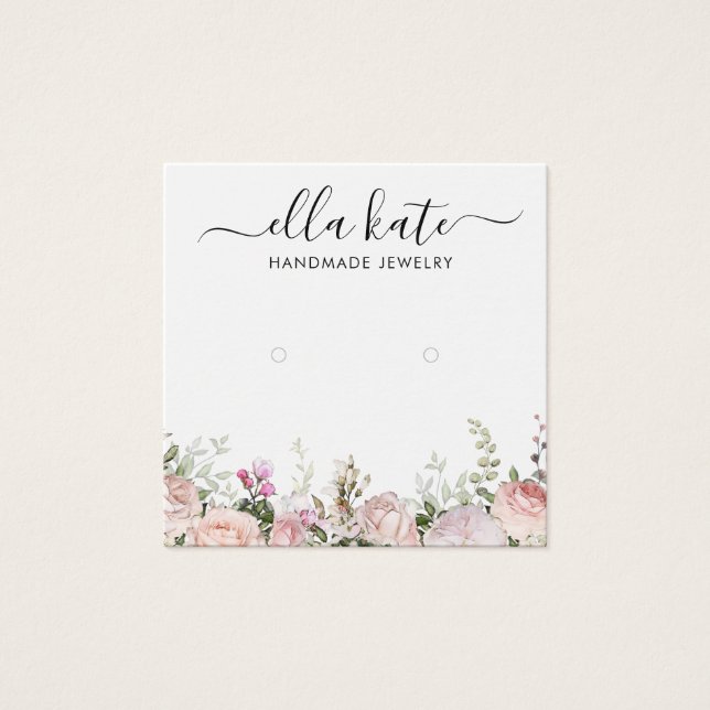 Modern Earring Display Card (Vorderseite)