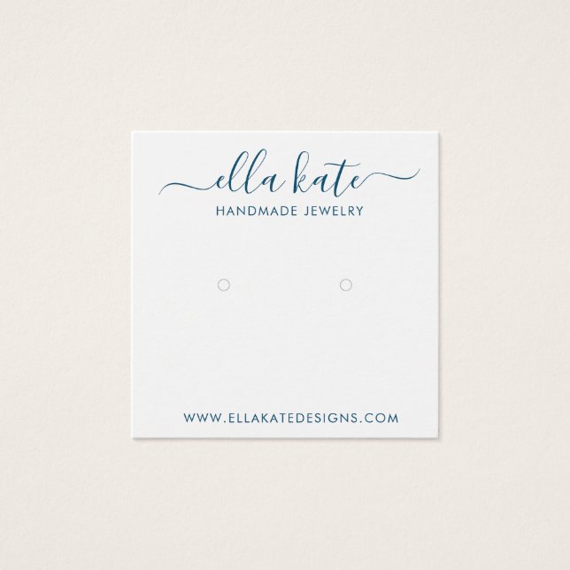 Modern Earring Display Card (Vorderseite)