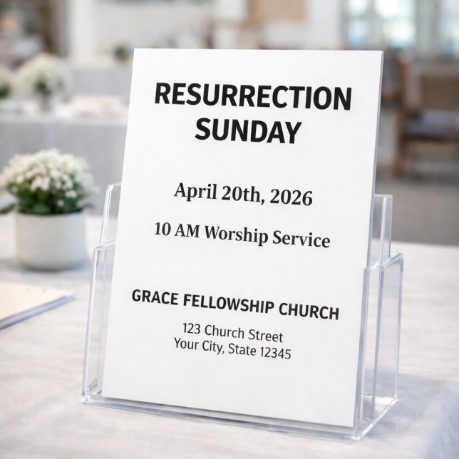 Modern Easter Church Flyer Template (Von Creator hochgeladen)