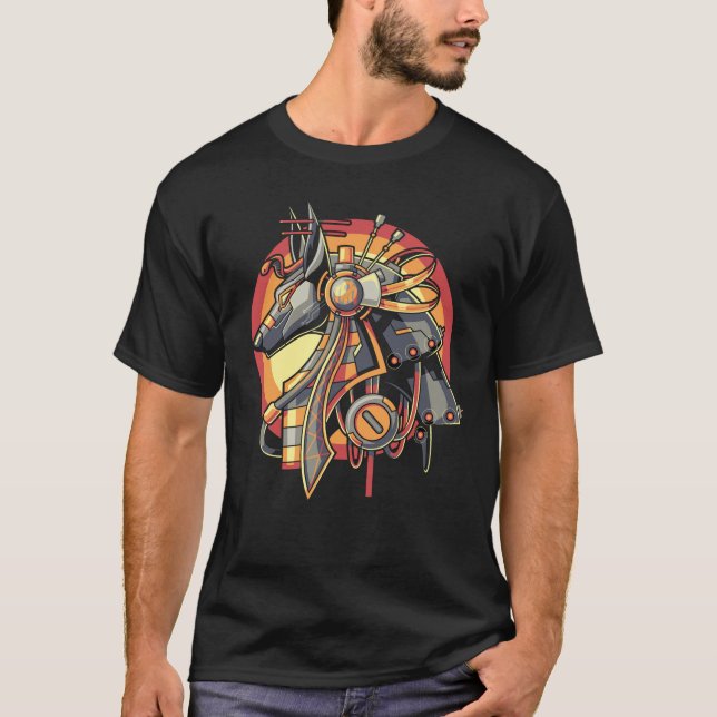 Modern Egypt Anubis T-Shirt (Vorderseite)