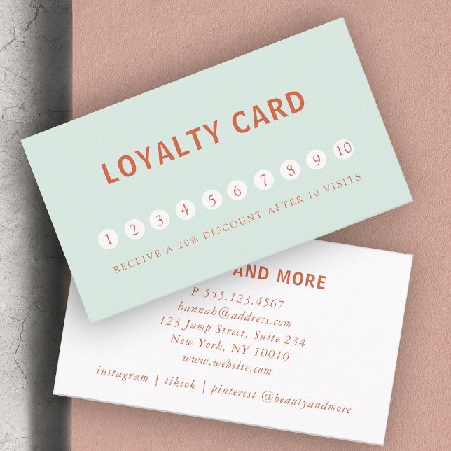 Modern, einfach, beruflich, Salon, hellgrün Visitenkarte (Von Creator hochgeladen)