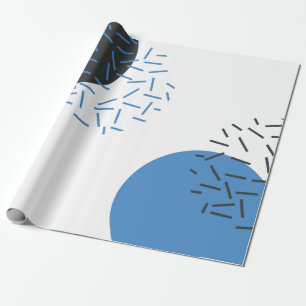 Modern, einfach, cool, abstrakt, grafisch geschenkpapier