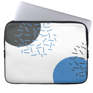 Modern, einfach, cool, abstrakt, grafisch laptopschutzhülle