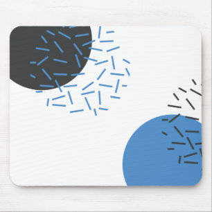 Modern, einfach, cool, abstrakt, grafisch mousepad