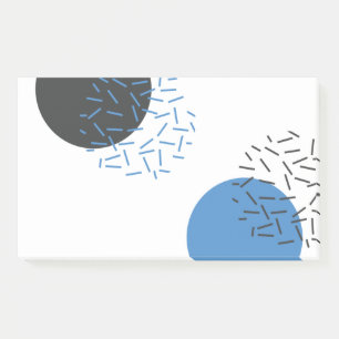 Modern, einfach, cool, abstrakt, grafisch post-it klebezettel