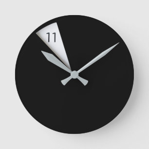 Modern einfach runde wanduhr