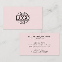 Modern einfaches Beruflich-Blush-Pink-Firmenlogo