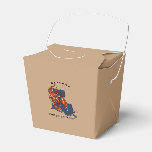Modern eingerichteter individuelle Name Louisiana Geschenkschachtel (Vorderseite)