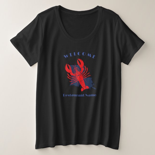 Modern eingerichteter individuelle Name Louisiana Große Größe T-Shirt (Design vorne)