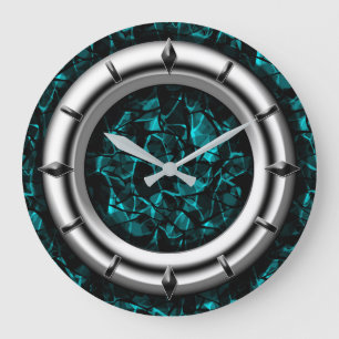 Modern, elegant, abstrakt, dekorativ, Uhr