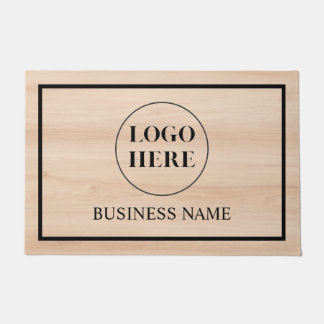 Modern Elegant Business Logo Doormat Fußmatte