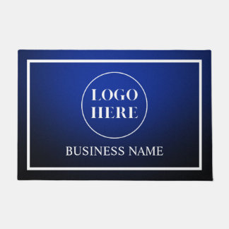 Modern Elegant Business Logo Doormat Fußmatte