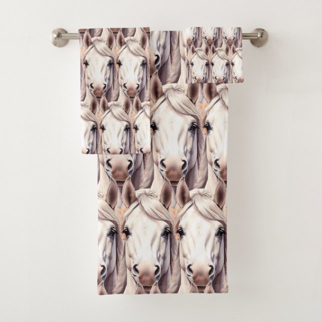 Modern, Elegant, Country White Horses  (En situation)