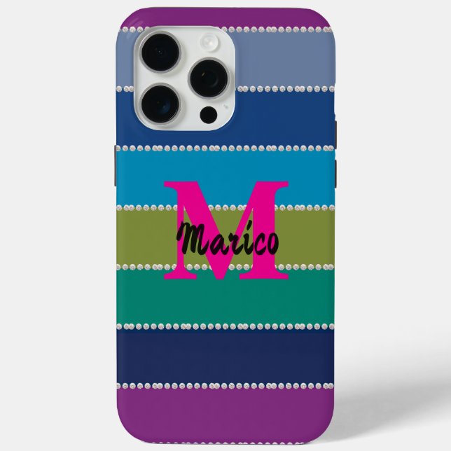 Modern elegant cute simple shiny  Case-Mate iPhone hülle (Rückseite)