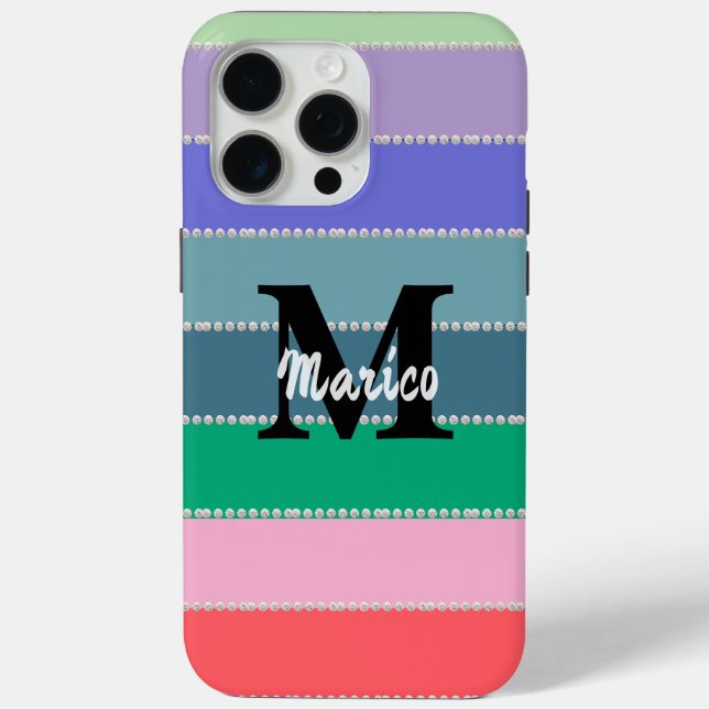 Modern elegant cute simple shiny  Case-Mate iPhone hülle (Rückseite)