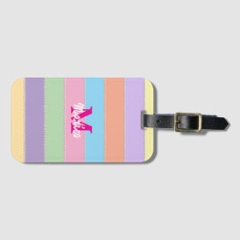 Modern elegant cute simple shiny gepäckanhänger