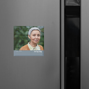 Modern   elegant   Erinnerung   Keepake Magnet