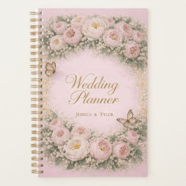 Modern Elegant Floral Wedding Planner Planer