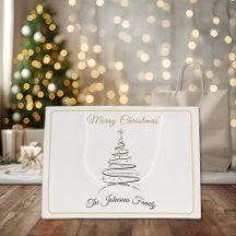 Modern Elegant Minimal Christmas Tree