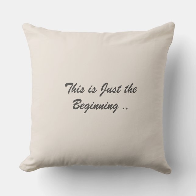  Modern elegant motivational quote typography  Kissen (Vorderseite)