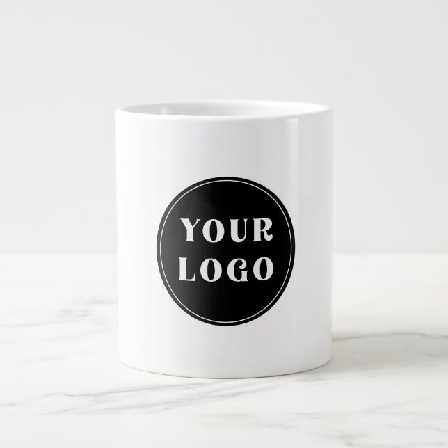 Modern, elegant, stilvoll und anpassbar Jumbo-Tasse (Vorderseite)