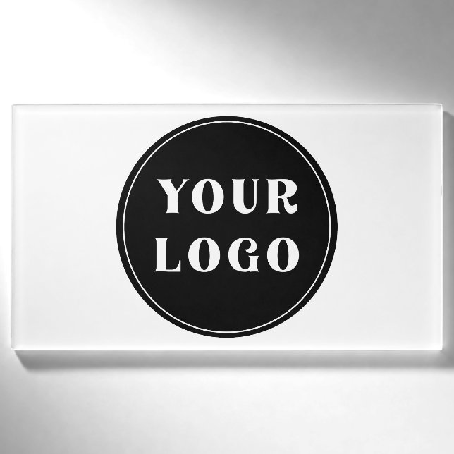 Modern, elegant, stilvoll und anpassbar namenschild (Vorderseite)