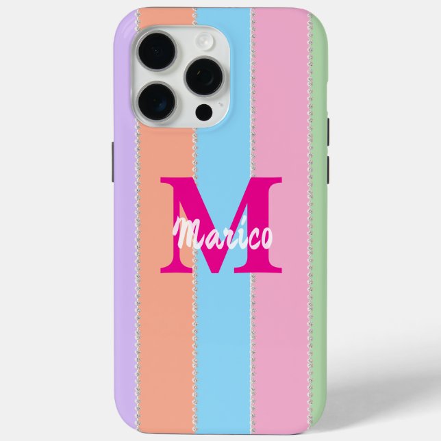 Modern elegant süß einfach glänzend  Case-Mate iPhone hülle (Rückseite)