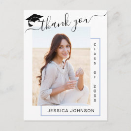MODERN ELEGANT THANK YOU-SKALA POSTKARTE