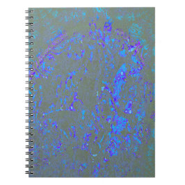 Modern_elegant_theAbstract art_BLUE Notizblock