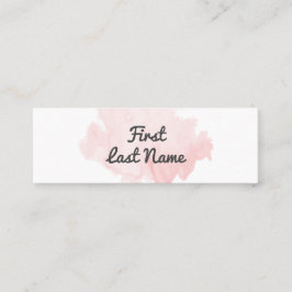 Modern erröten PalePink Mini Visitenkarte