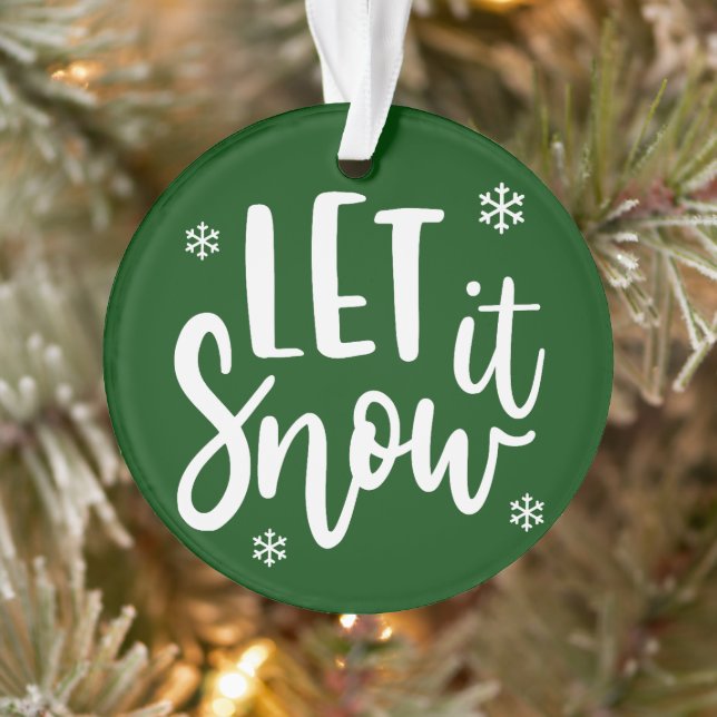 Modern Family Christmas Photo , Let it Snow (Arbre)