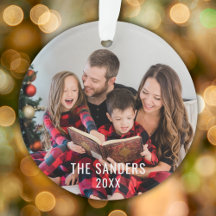 Modern Family Christmas Photo Script, merry