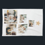 Modern Family Christmas Tree Foto With Star Geschirrtuch<br><div class="desc">Genießen Sie den Zauber Ihrer Familienferien mit unserem personalisierten "Modernen Weihnachtsbaum mit Foto".verwandeln Sie die besonderen Erinnerungen Ihrer Familie in einen einzigartigen Urlaubssaal mit unserem "Modernen Weihnachtsbaum mit Foto"-Ornament aus Zazzle. Bestellen Sie noch heute Ihren Urlaub und machen Sie diese Jahreszeit zu einem unvergesslichen Erlebnis!</div>