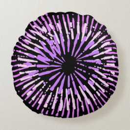 Modern farbenfroh Magenta Rundwurfkissen Rundes Kissen