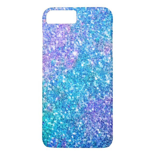 Modern farbiger trendiger Glitzer Print Case-Mate iPhone Hülle (Rückseite)
