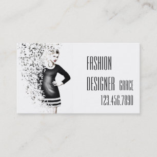 Modern Fashion Designer Business Card Visitenkarte