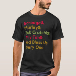 Modern Festival Dickens Scrooge Weihnachten T-Shirt