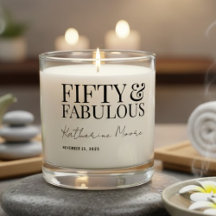 Modern Fifty and Fabulous Bold 50th Birthday Party