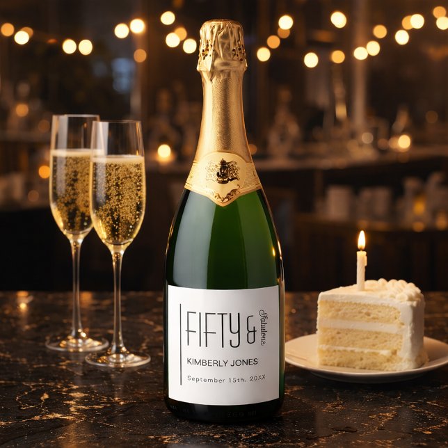 Modern Fifty and Fabulous Bold 50th Birthday Party (Von Creator hochgeladen)